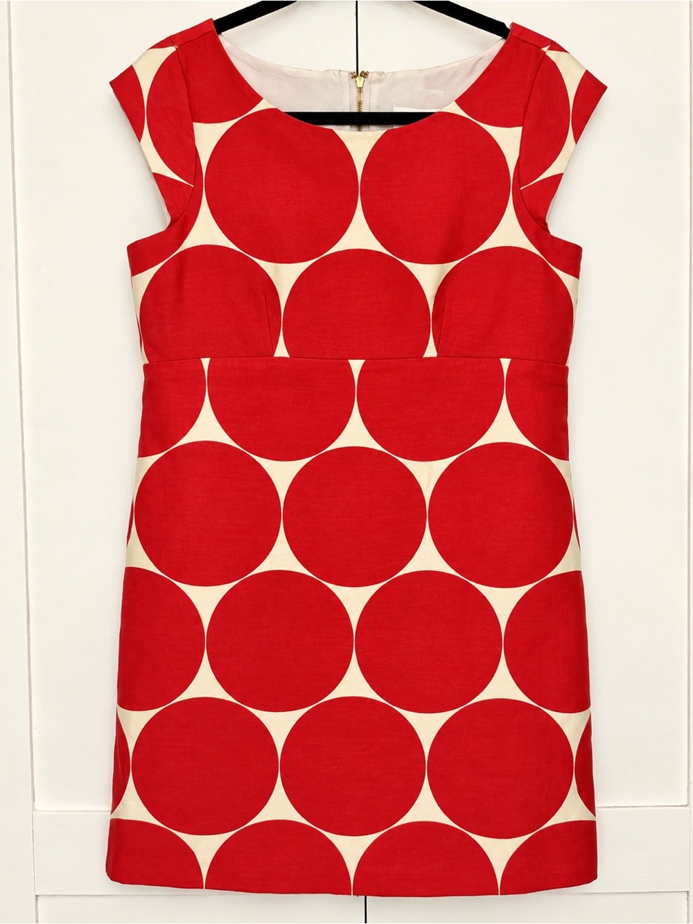 Kate Spade New York Red Polka Dot Sheath Dress Size 6
